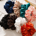 Pack of 3 High quality adjustable silk scrunchies for thick long hair