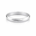Sterling Silver Plain Band Ring for Daily Use for Men & Women