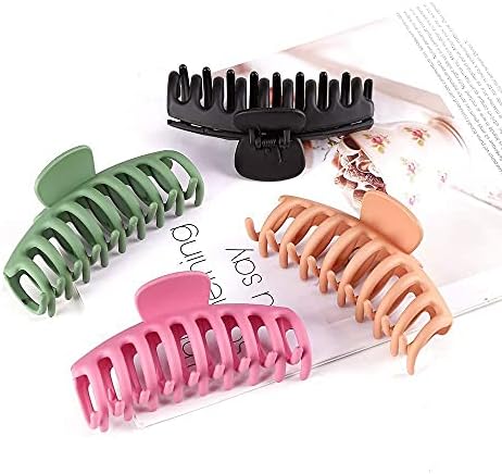 Large Round & Rectangle Clutchers for Women & Girls with Thick, Thin, Curly, Straight
