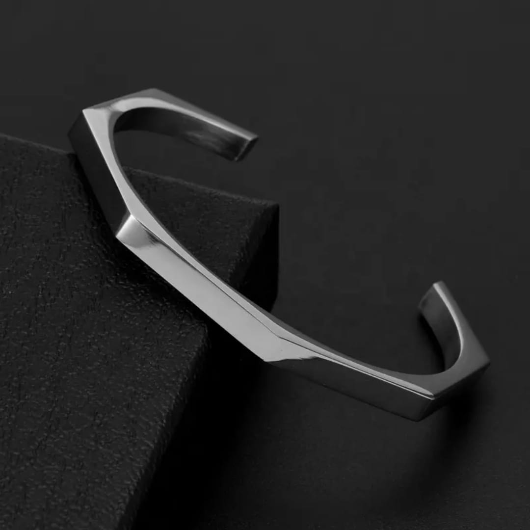 Hexa Steel Heavyweight Men's Bracelet | New Design HandCuff