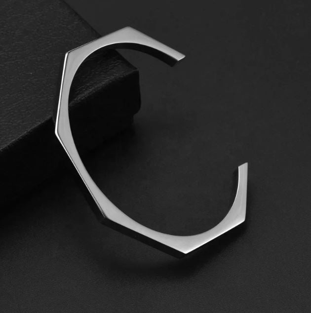 Hexa Steel Heavyweight Men's Bracelet | New Design HandCuff