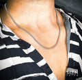 3mm Rounded Box Chain Stainless Steel 18 to 24inch Necklace for Men & Boy
