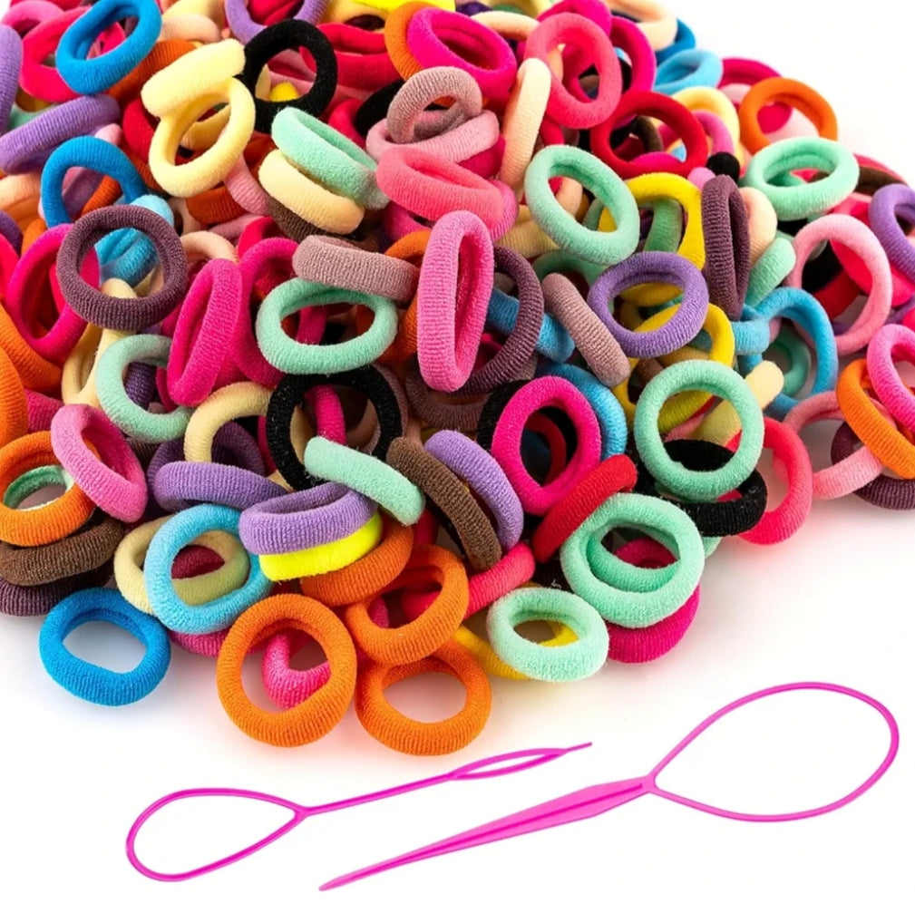 50 Pcs Small Elastic Hair Bands For Girls
