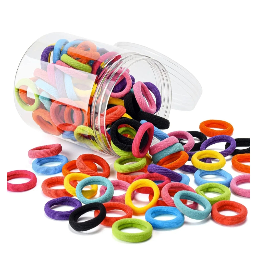 50 Pcs Small Elastic Hair Bands For Girls